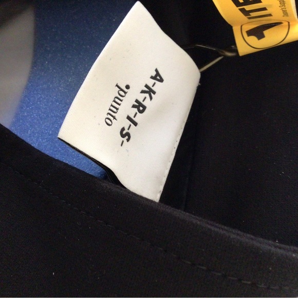 Akris Punto zip front dress with grid mesh long sleeves - Picture 2 of 4